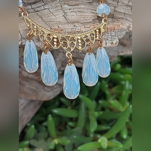 Opaline Moonstone Necklace from 1928 Jewelry - Picture 3 of 5